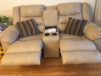 Leather Recliners Sofa