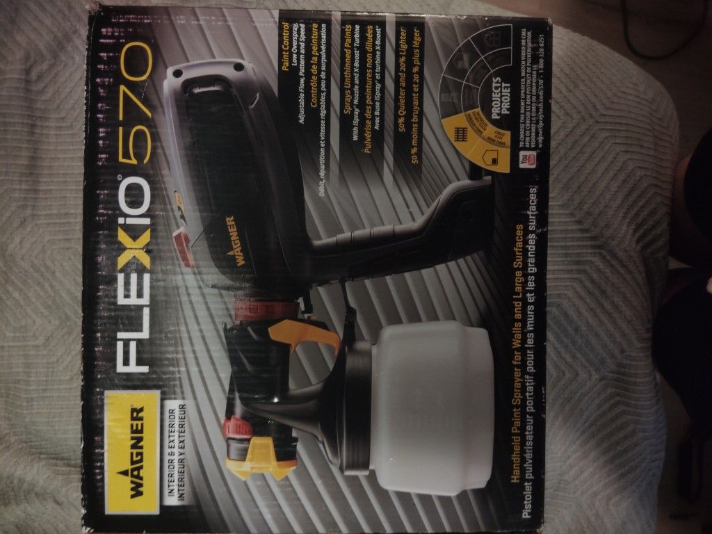 Wagner FLEXIO 570 paint And Stain sprayer BRAND NEW IN BOX I