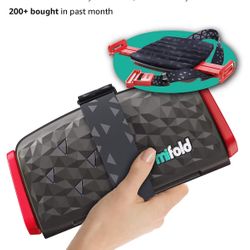 Mifold Comfort Grab-and-go Car Backless Booster Seat-Compact and Portable for Every Day, Carpooling, Travel