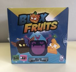 Sealed Blox Fruits 8” Deluxe Mystery Plush w/ Roblox DLC Codes