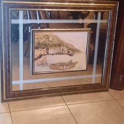 Capodimonte Picture Frame Made In Italy 