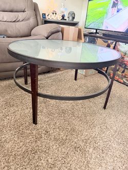 Three piece coffee, and table set￼