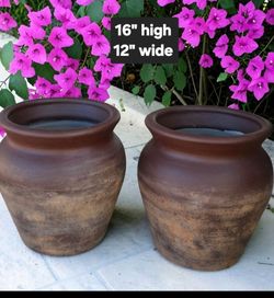 Clay pots