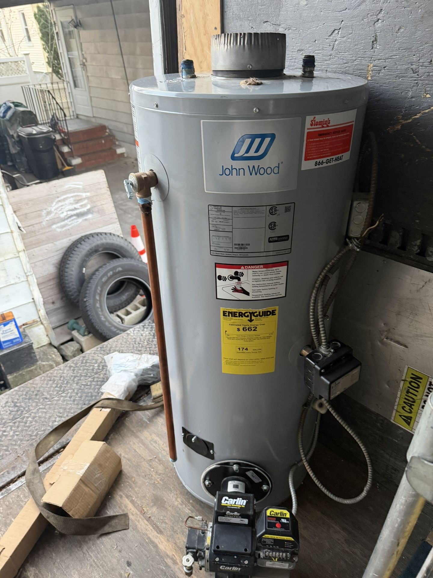 John Wood Oil Water Heater