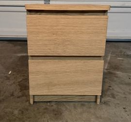 IKEA  TWO DRAWERS NIGHT STAND