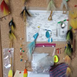 Fishing Poles And Lures ,And Extras ,first $100.00 takes it all 