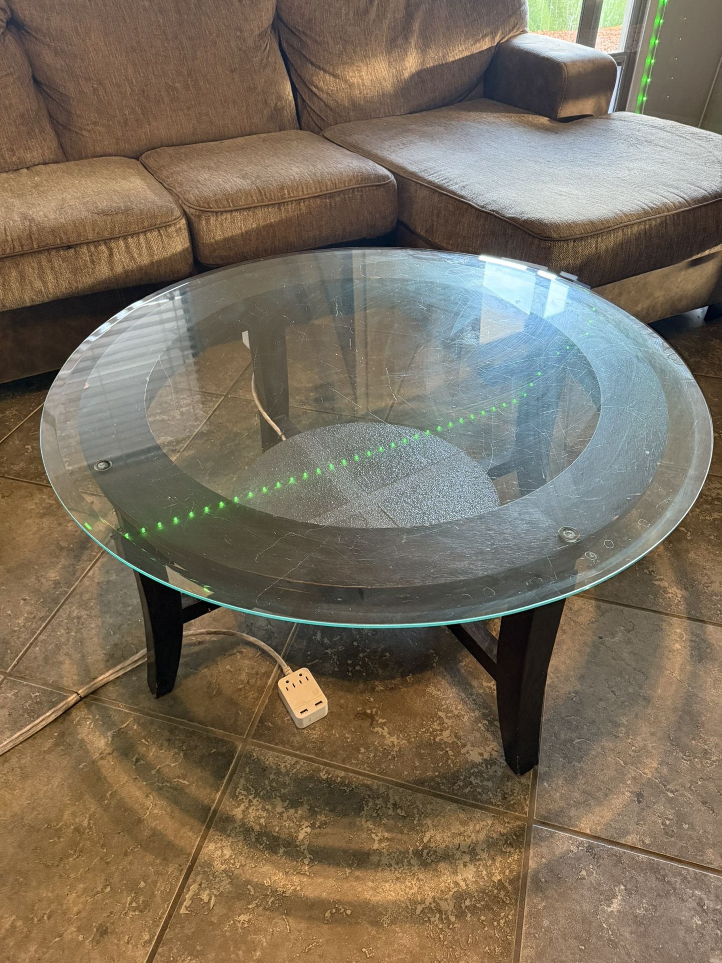 Glass Top Coffee Table