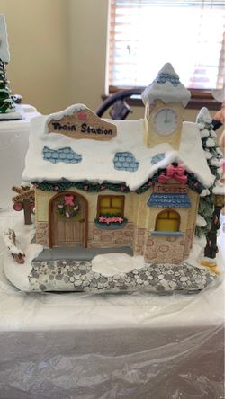 $20 Each Christmas house sculpture