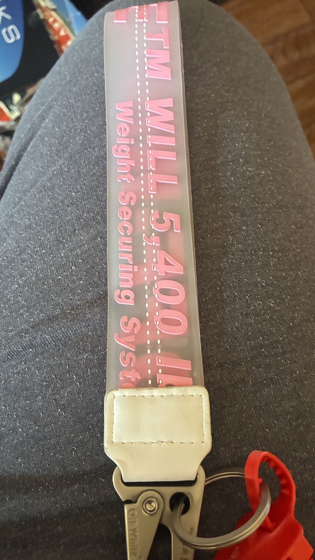 Off white Keychain