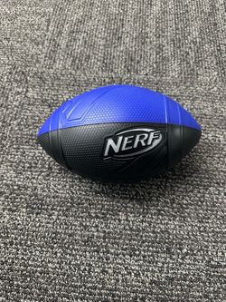 NERF Blue & Black Foam Football Toy Ball