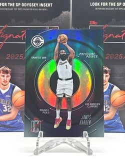 2025-26 Topps Signature Class Basketball - "Pressure Points" James Harden #PP-7