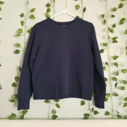 Fruit of the Loom Sweatshirt Womens Blue Med Crewneck Pullover Long Sleeve 