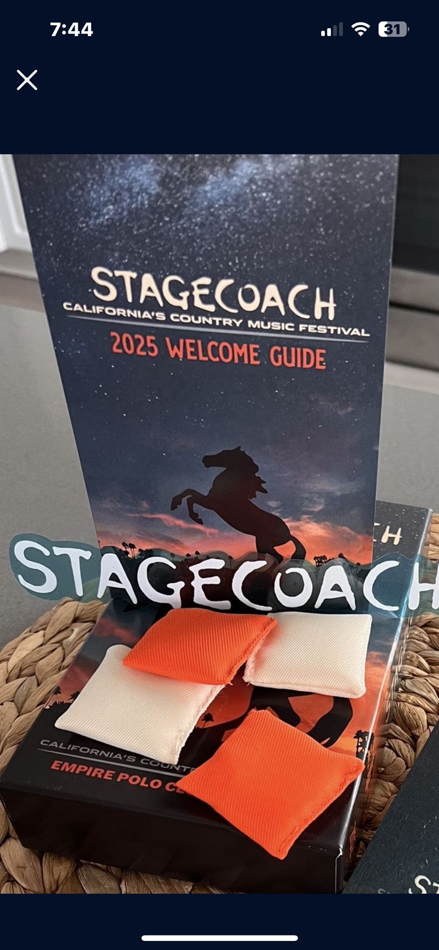 Stagecoach Wristband 3 Days