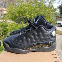 Jordan 13 Retro Gold Glitter TD Size 10c