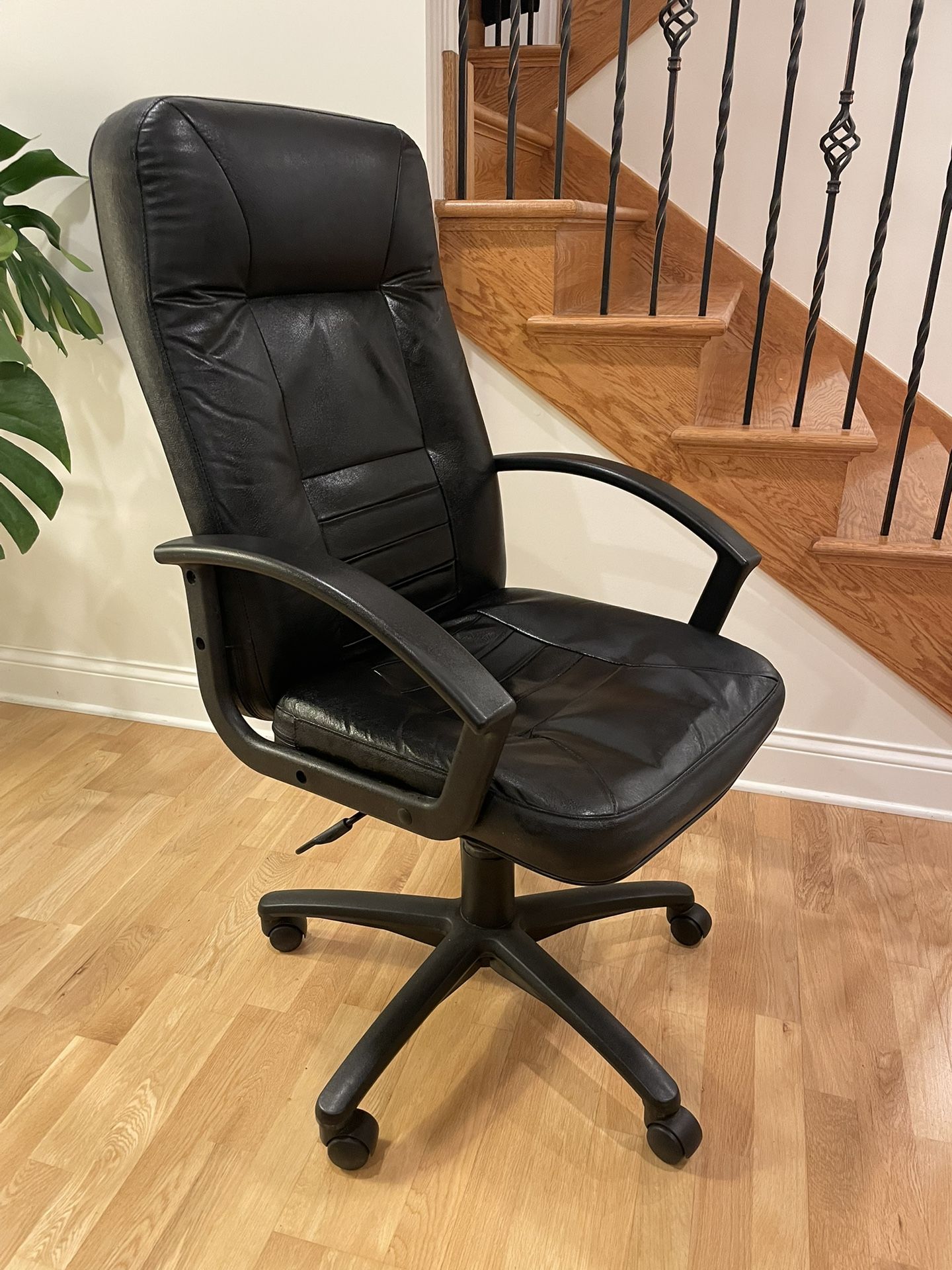 Computer Desk Leather Chair