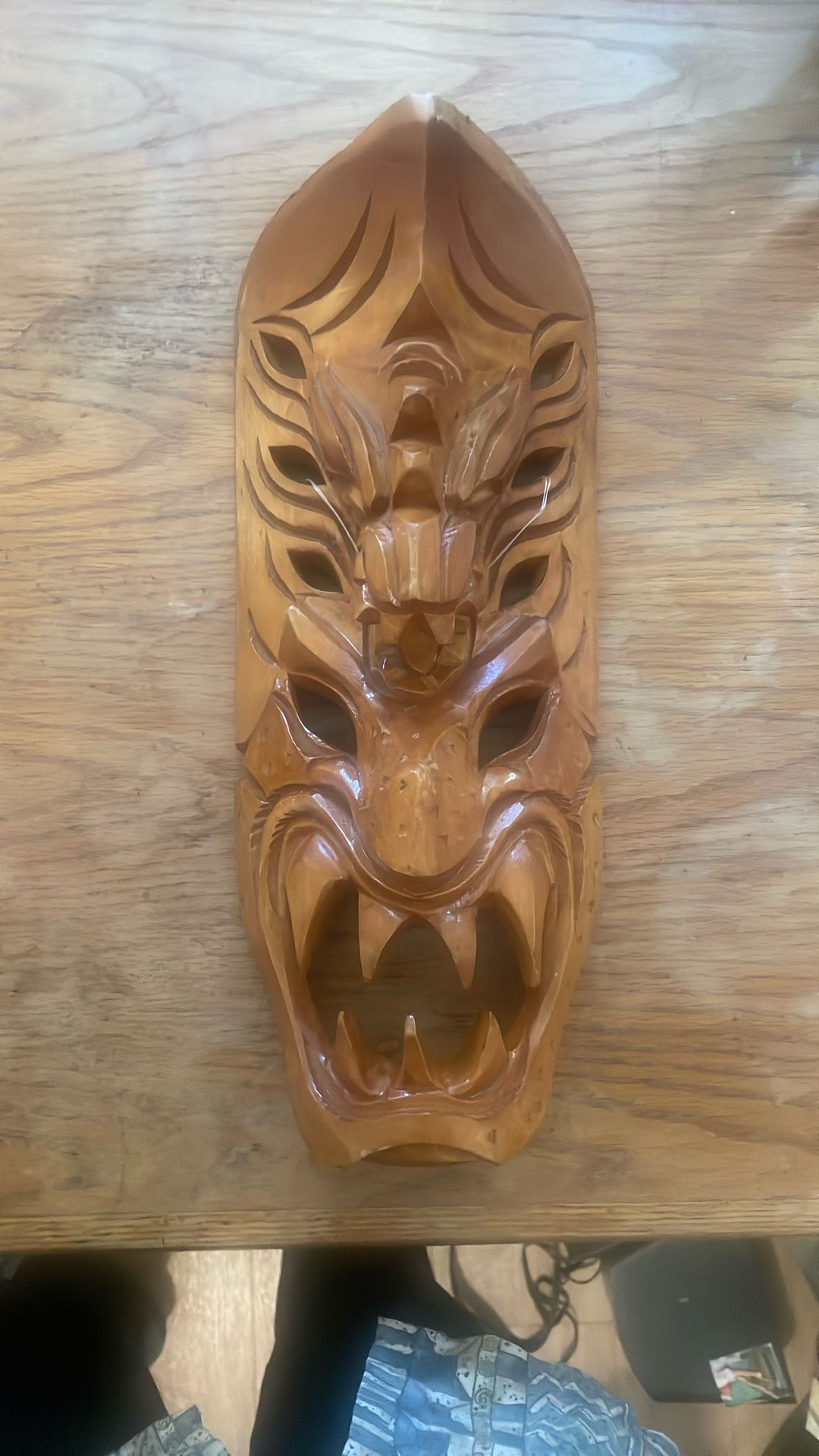 Hand Carved Tiki Mask