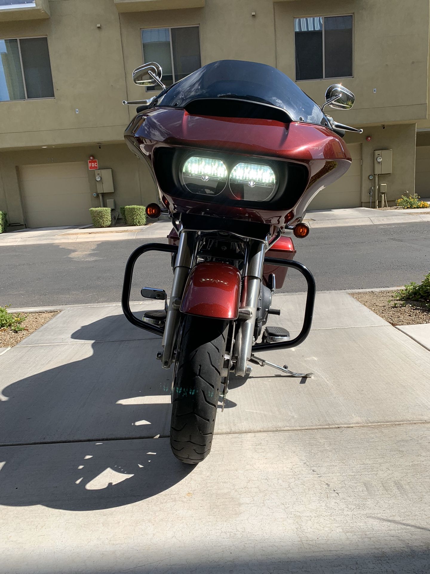 harley mysterious red sunglo