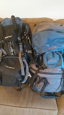 Hi Tec Hiking pack $65 Each