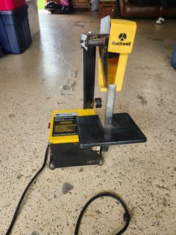 Rockwell 31-325 Belt Sander Grinder 120V 9A Working – Needs 2 Rollers Replaced