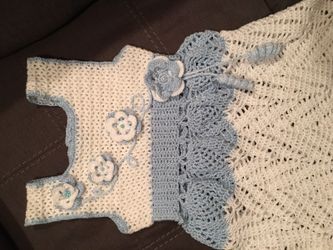 Hand crocheted dress