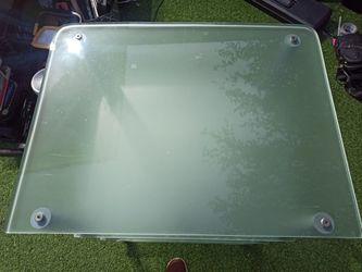 Frosted Glass 4-Tier AV/TV Stand