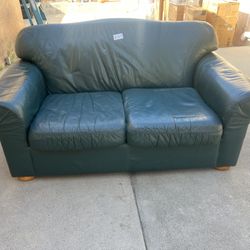 Great Leather Love Seat