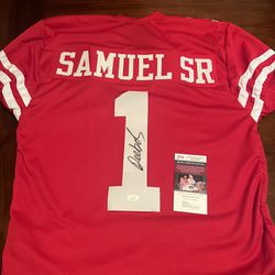 Deebos Samual Signed 49ers Jersey With COA