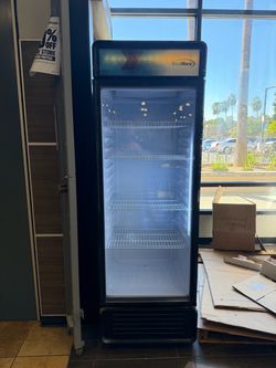 Glass refrigerator
