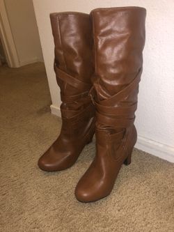 Brown boots