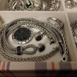 John Hardy Sapphire Silver Pieces 