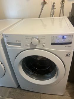 LG washer and dryer