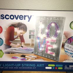 DIY LED Light Up String Art Set Brand New In Box