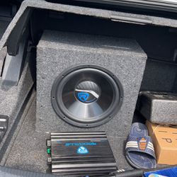 10 Inch Subwoofer And Amp 