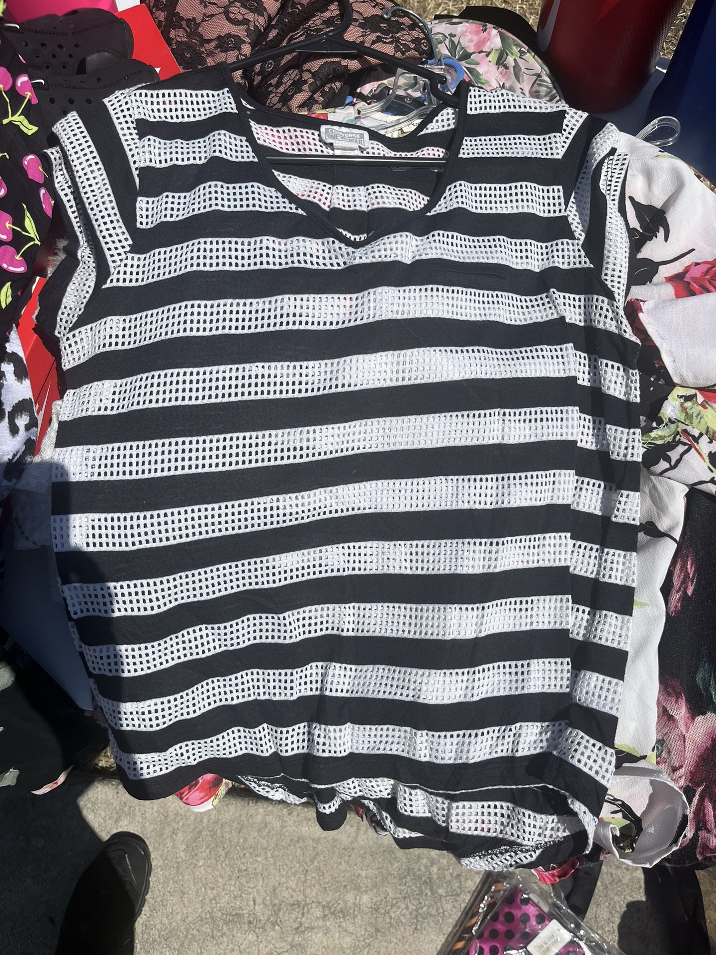 Converse Stripped Top