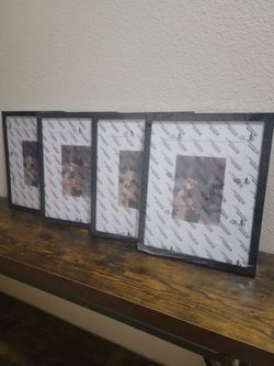 Set of 4 Black Picture Frames
