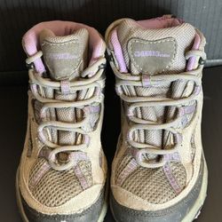 Grander Mtn Trial Climber Explorer Mid Size 13 Girls Gray and Purple boot