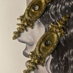 Vintage Brass Hardware Rococo Style Antique 