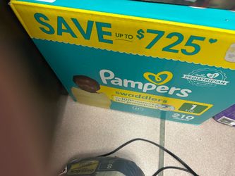 Pampers Swaddlers Size 1 Diapers 210 Count