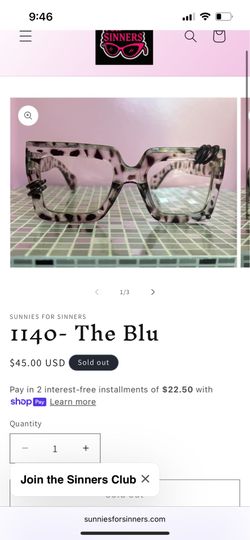 Blue light sunnies
