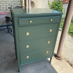 Olive Green Dresser 