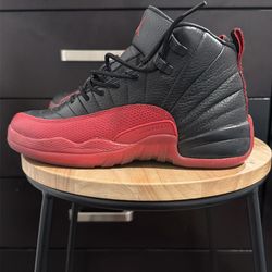 7youth Jordan 12ths red and black