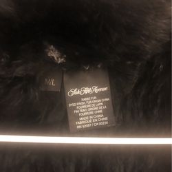 Saks Fifth Avenue Rabbit Fur Vest 