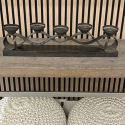 26" Wrought Iron Candle Holder