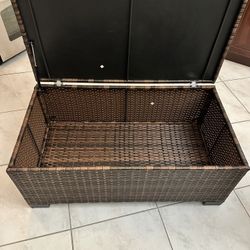 NEW Hermes 39.5'' W 60 Gallons Water Resistant Storage Bench in Brown