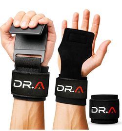 Brand new  3-in-1 Lifting Straps, Hooks & Wrist Wraps - Switch Between Modes in Seconds - Heavy Duty Grips for Bodybuilding, Powerlifting, Deadlifts, 