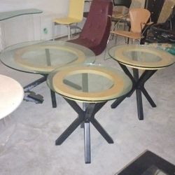 Three Super Chic And Nice  Coffee Table And 2 End Tables