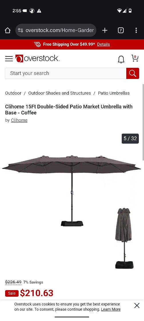 15 Foot Umbrella
