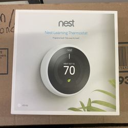 Google Nest Learning Thermostat 