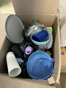 Box Of Dishes