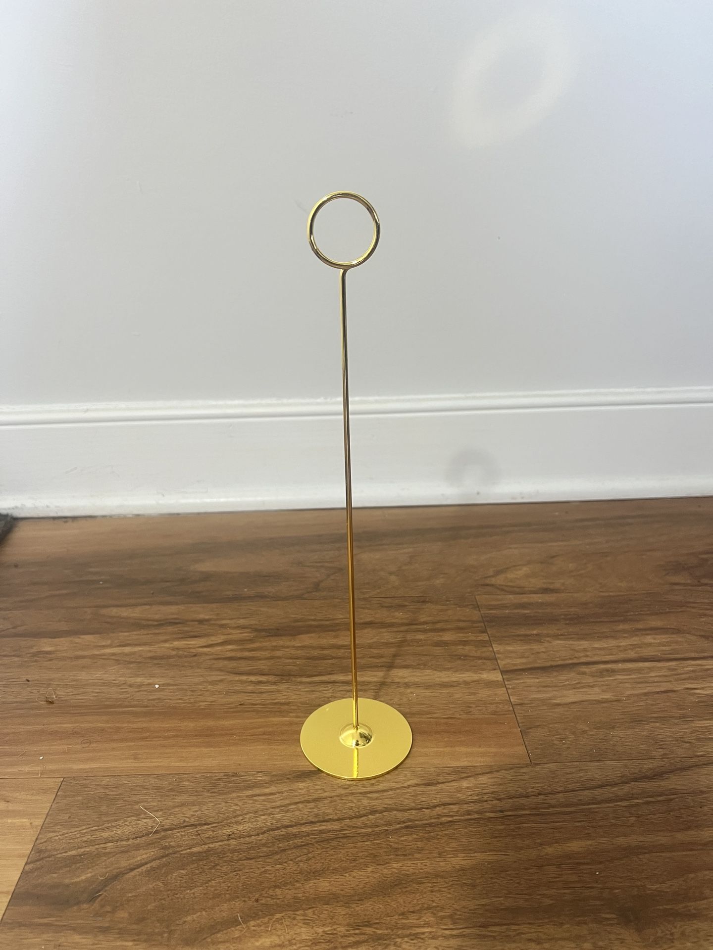 16 12” Gold Table Number Holders